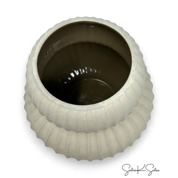 Ceramic Sandy Glaze Vase Cream - Threshold Studio McGee - Target Fall 2024 - Picture 5 of 6